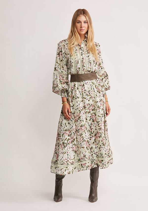 Winter Garden Party Midi Dress