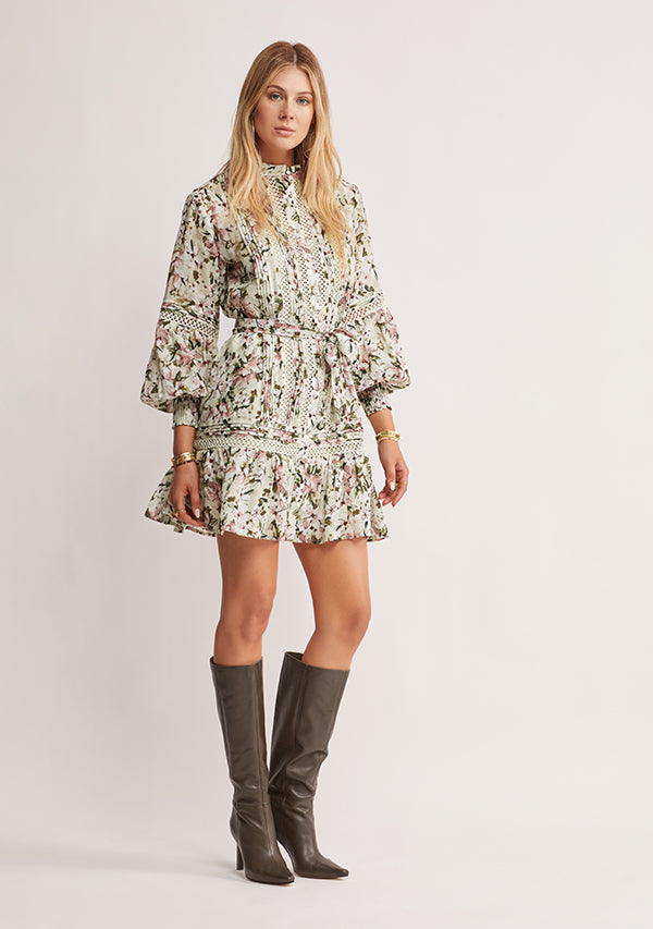 Winter Garden Party Mini Dress