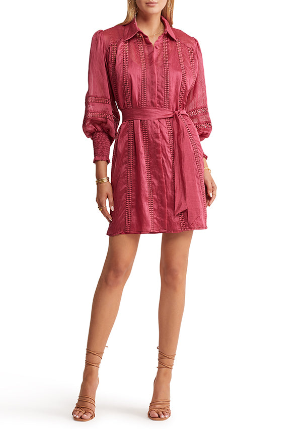 Summer Rays Long Sleeve Mini Dress